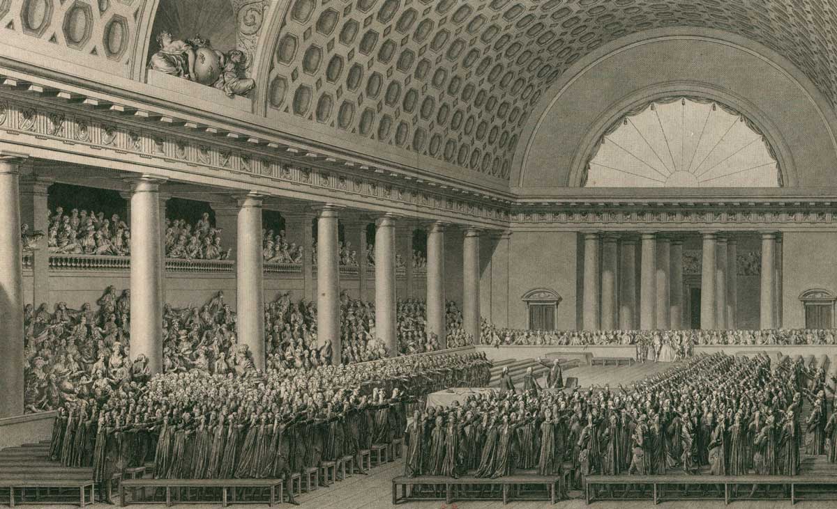 National Assembly at Versailles, 17 June 1789. National Assembly at Versailles, 17 June 1789.