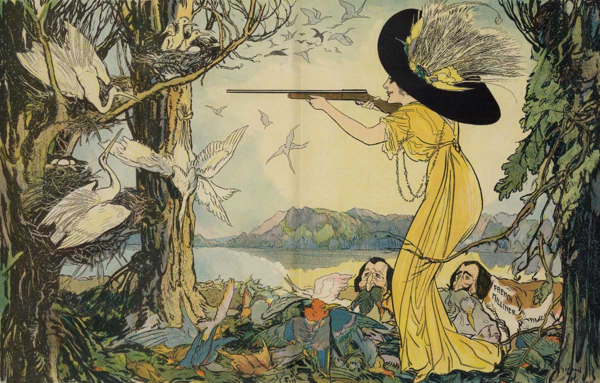 ‘The woman behind the gun’, by Gordon Ross, published 1911. Library of Congress. ‘The woman behind the gun’, by Gordon Ross, published 1911. Library of Congress.