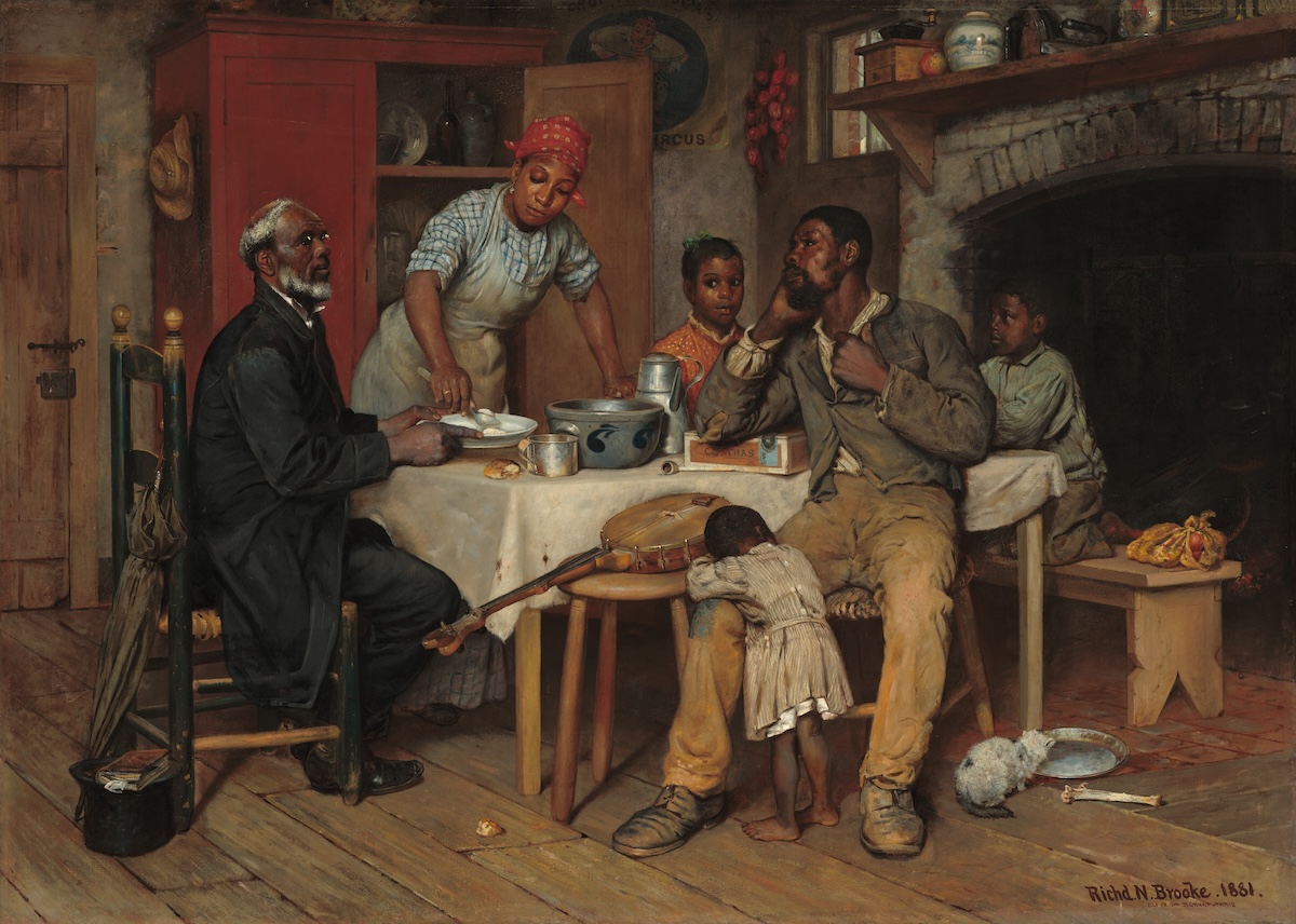 ‘A Pastoral Visit‘, by Richard Norris Brooke, 1881. National Gallery of Art. Public Domain. ‘A Pastoral Visit‘, by Richard Norris Brooke, 1881. National Gallery of Art. Public Domain.