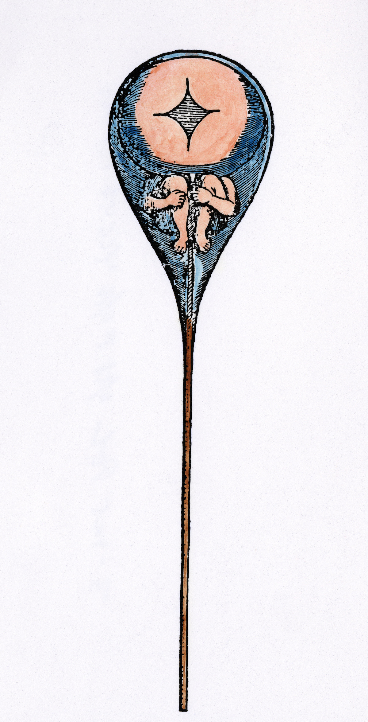 A homunculus inside human sperm, from Niklass Hartsoeker’s ‘Essay de Dioptrique’, 17th century. Granger/Bridgeman Images. A homunculus inside human sperm, from Niklass Hartsoeker’s ‘Essay de Dioptrique’, 17th century. Granger/Bridgeman Images.