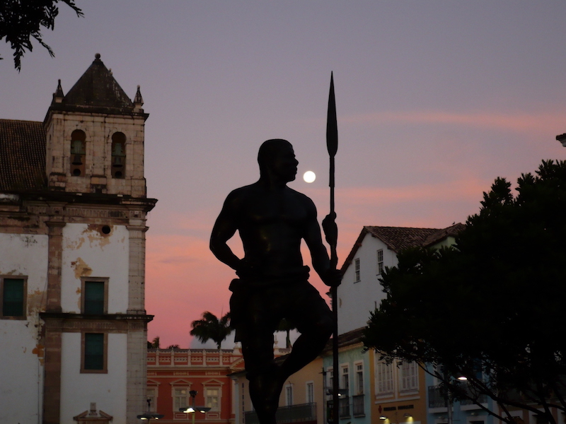 A statue of Zumbi dos Palmares, in Alagoas, Brazil. Photograph by Gorivero (CC BY-SA 3.0). A statue of Zumbi dos Palmares, in Alagoas, Brazil. Photograph by Gorivero (CC BY-SA 3.0).